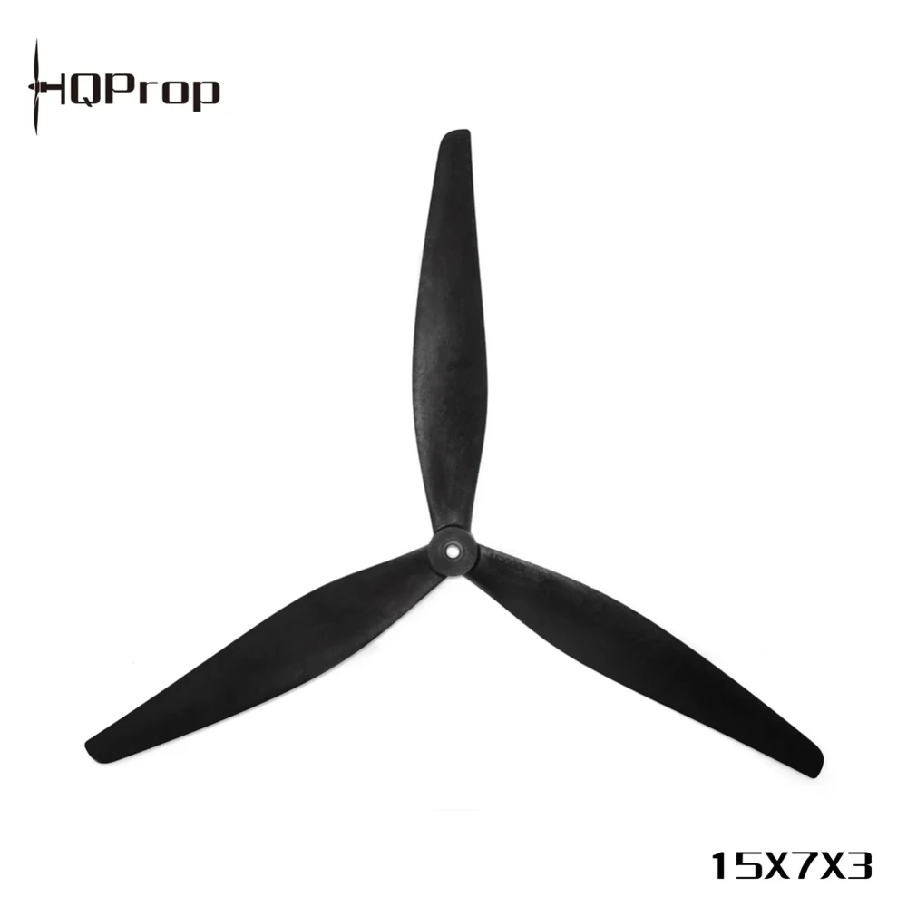 

1 пара пропеллеров HQProp 15X7X3 1570 CW CCW черного цвета из армированного стекловолокном нейлона для радиоуправляемых FPV дронов
