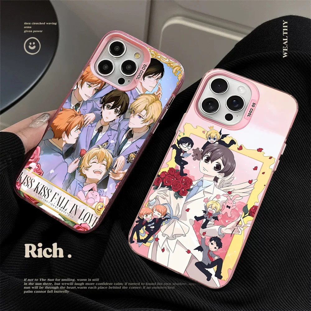 O-Ouran High School Host Club Phone Case For IPhone 16 15 14 13 12 11 Pro Max X XR XSMAX 8 7 Plus Matte Shockproof Back Cover