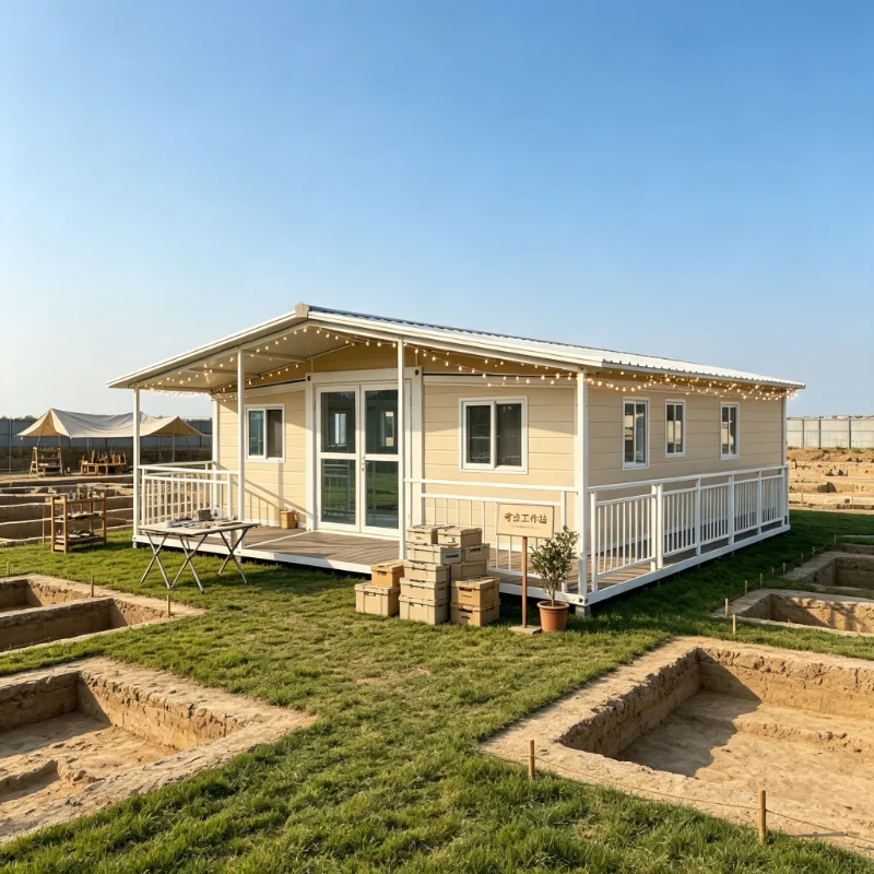 Farm Warehouse Barn Mobile Home Folding Expandable House 20FT 40FT Prefabricated Container House Portable Steel Structure House