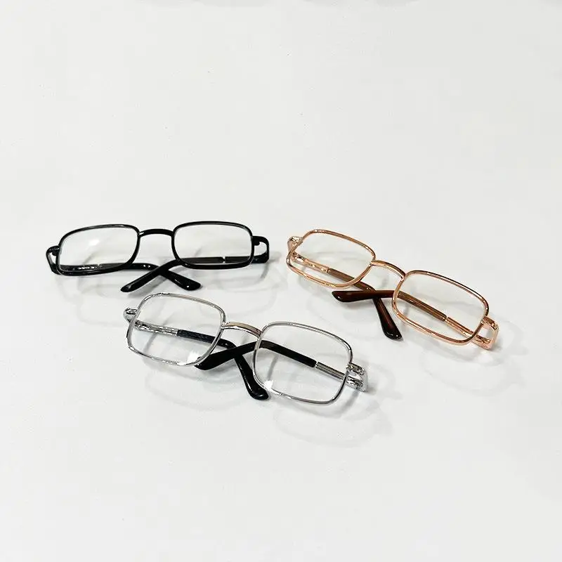 1Pc 1/6 Blythe Doll Metal Glasses Accessories Photography Props 8.5cm For 20cm Cotton Doll Action Figure-TOY view 5
