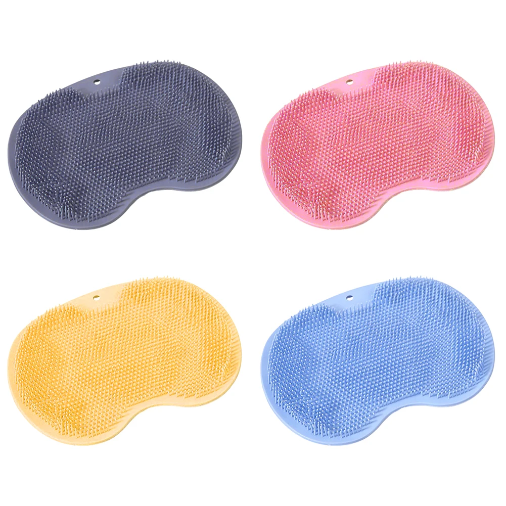 

Daily Bathing Back Scrubber Gentle Exfoliating Bath Brush Back Pad Dual Functionality Soft Bristles Easy To Clean