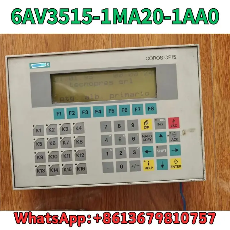 

Used Operation screen 6AV3515-1MA20-1AA0 test OK Fast Shipping