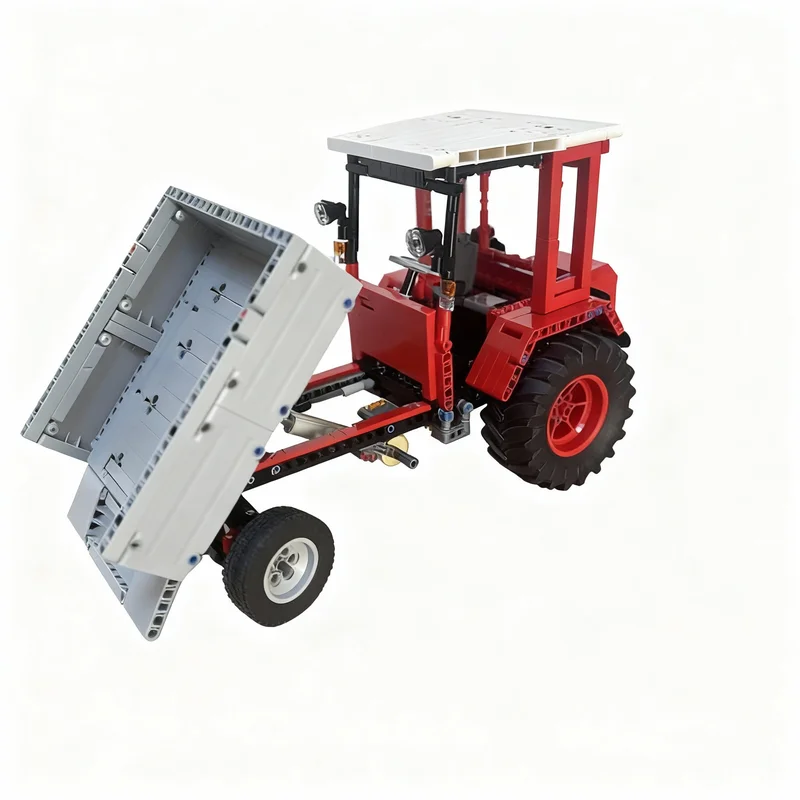 

925PCS MOC Technology T 16 Tractor Model DIY Creative Assembly Bricks Display Birthday Gift Collectible Decoration Collection