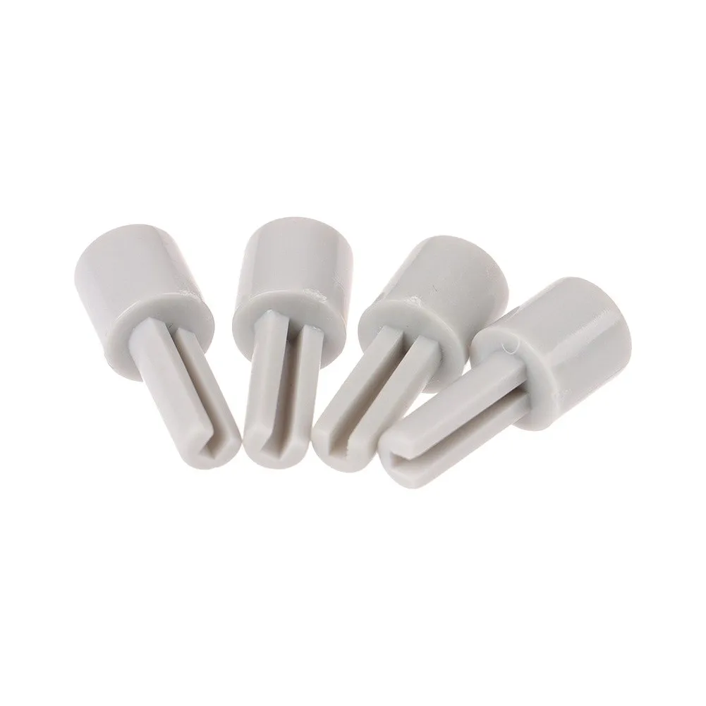 Audio Mixer Potentiometer Extension Shaft 4pcs Gray Plastic 6mm D-Shaft Hole 25mm x 10mm for Smooth Adjustment