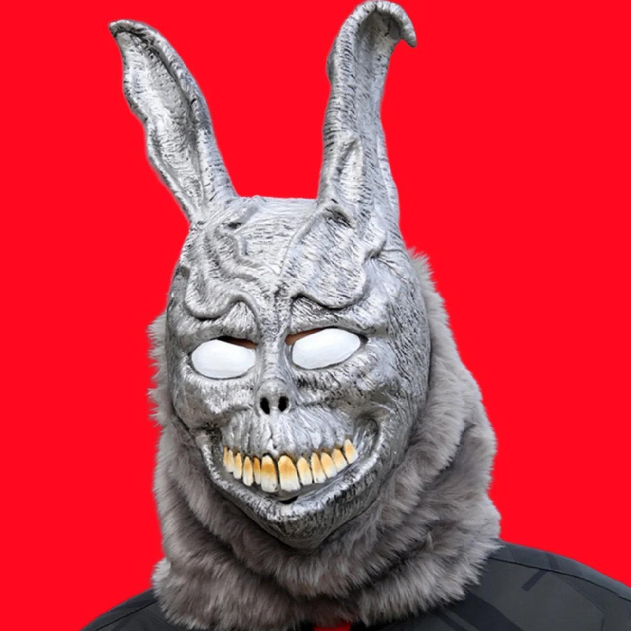 Anime Horror Frankie Angry Rabbit Mask SCary Evil Cosplay Masks Funny Animal Full Face Latex Headgear Halloween Costume Prop