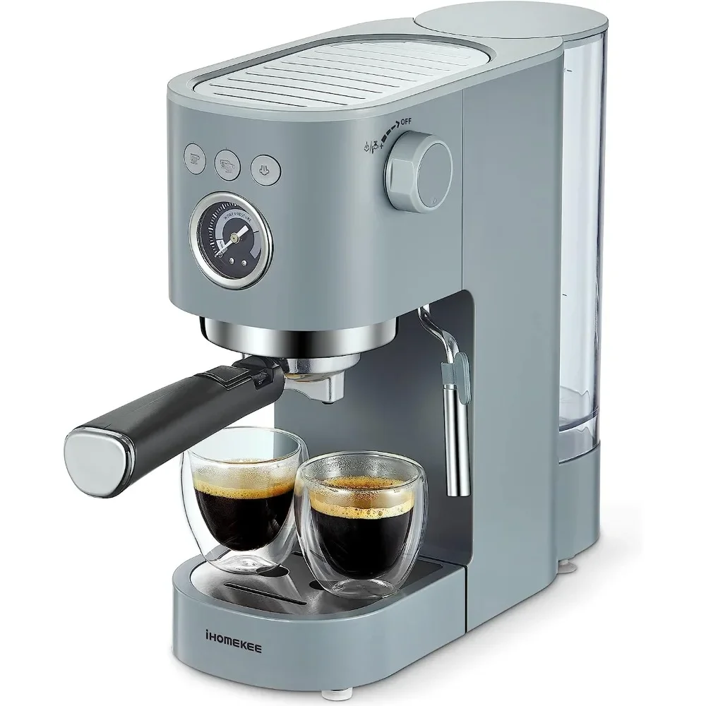 Máquinas de capuchino con Espumador de leche para Espresso/capuchino/Latte/Mocha, elaboración casera, 1350W