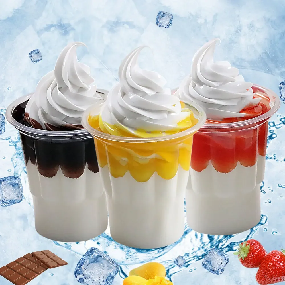 Artificial Sundae Ice Cream 1:1 Model Fake Dessert Model Creative Multi-colors Photography Props Home Decoration Home Decor