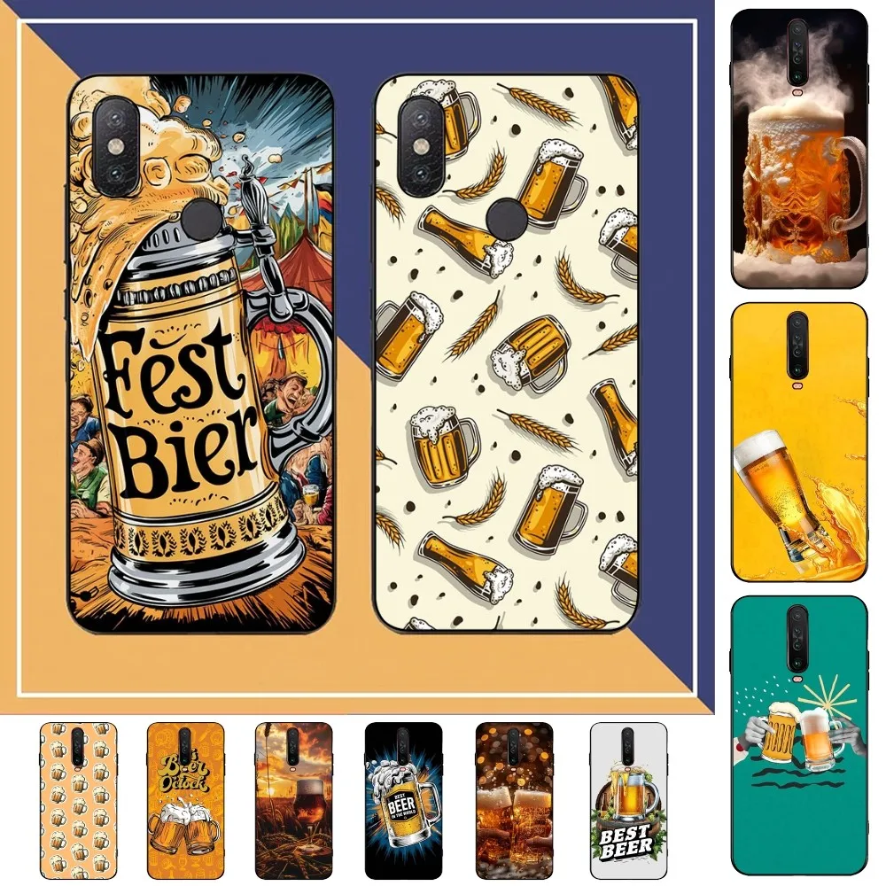 

Beer Alcohol Phone Case For Redmi Note 4 X 5 A 6 7 8 T 9 9S 10 11 11S 11Epro Poco M3 Pro