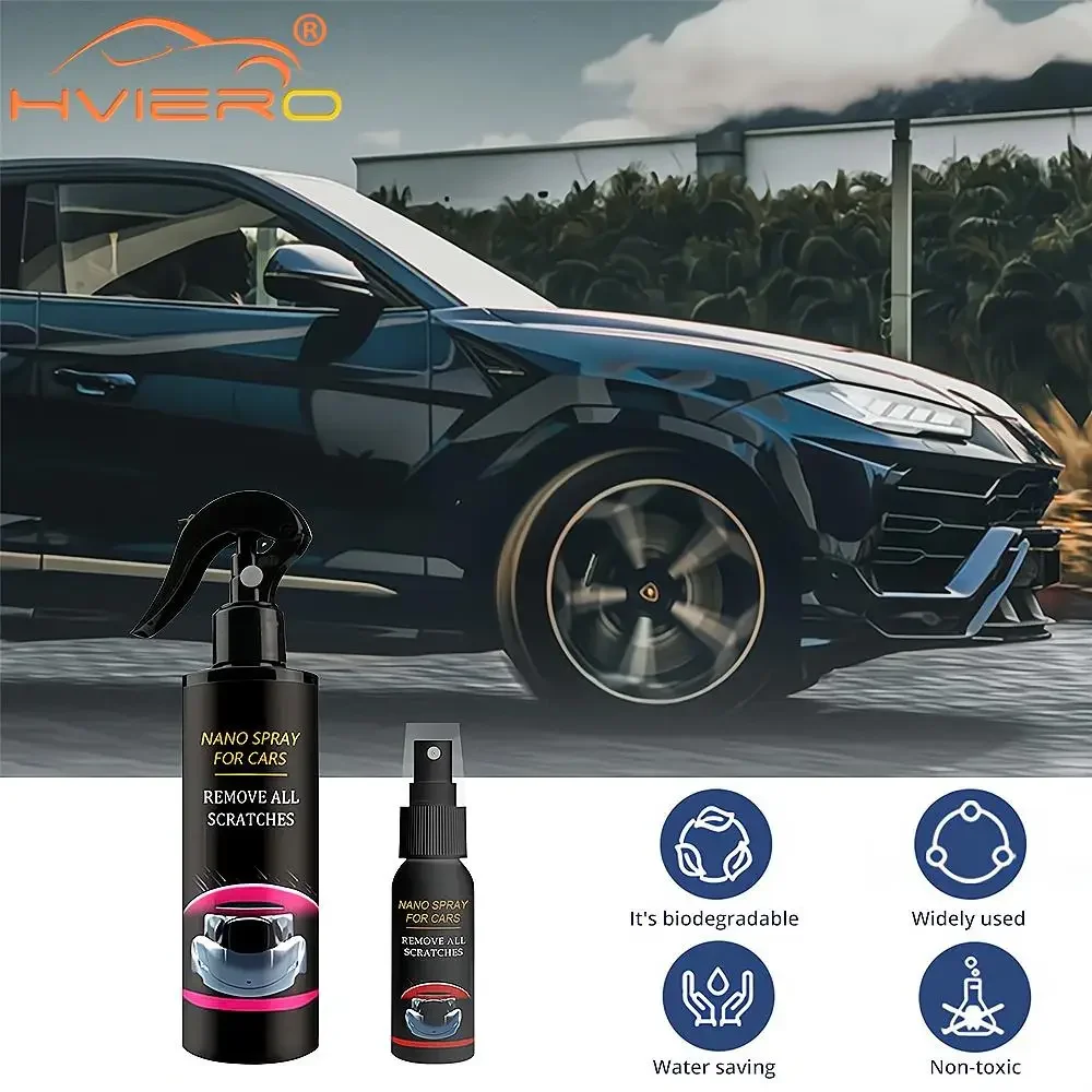 30/120ml Nano Car Scratch Removal Spray Repair Wash Repairing Polish Auto Cleaning Refurbish Ceramic Paint Care Tool Accessories - Image 3