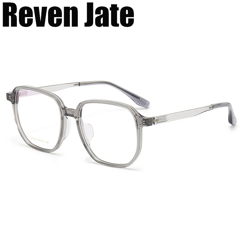 

Reven Jate 1133 Acetate Optical Glasses Frame Women Retro Vintage Round Eyeglasses Prescription Spectacles Myopia Eyewear