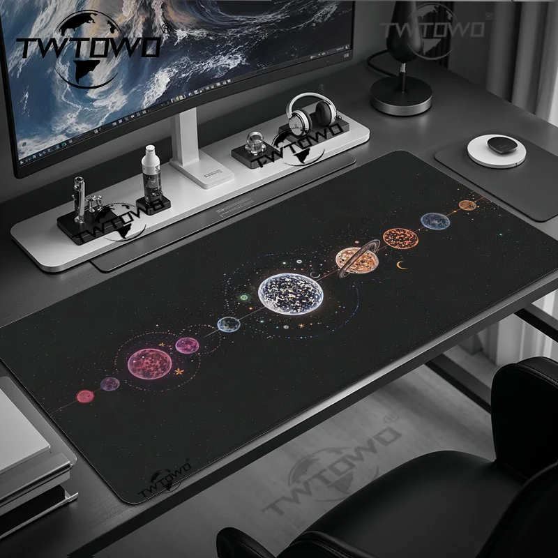 Planet Art Mouse Pad Gaming XL HD New Custom Mousepad XXL Mouse Mat Playmat Office Non-Slip Carpet Computer Mouse Mats