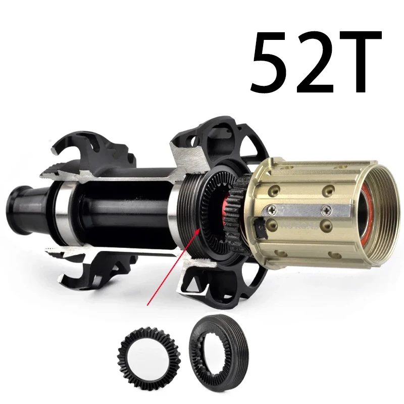 Gravel 24-hole 28-hole Road Hub Bicycle Hub Ratchets 52T Cube Pro7 Noisy 12x142 Rear Front Thunder Masses XDR Bike