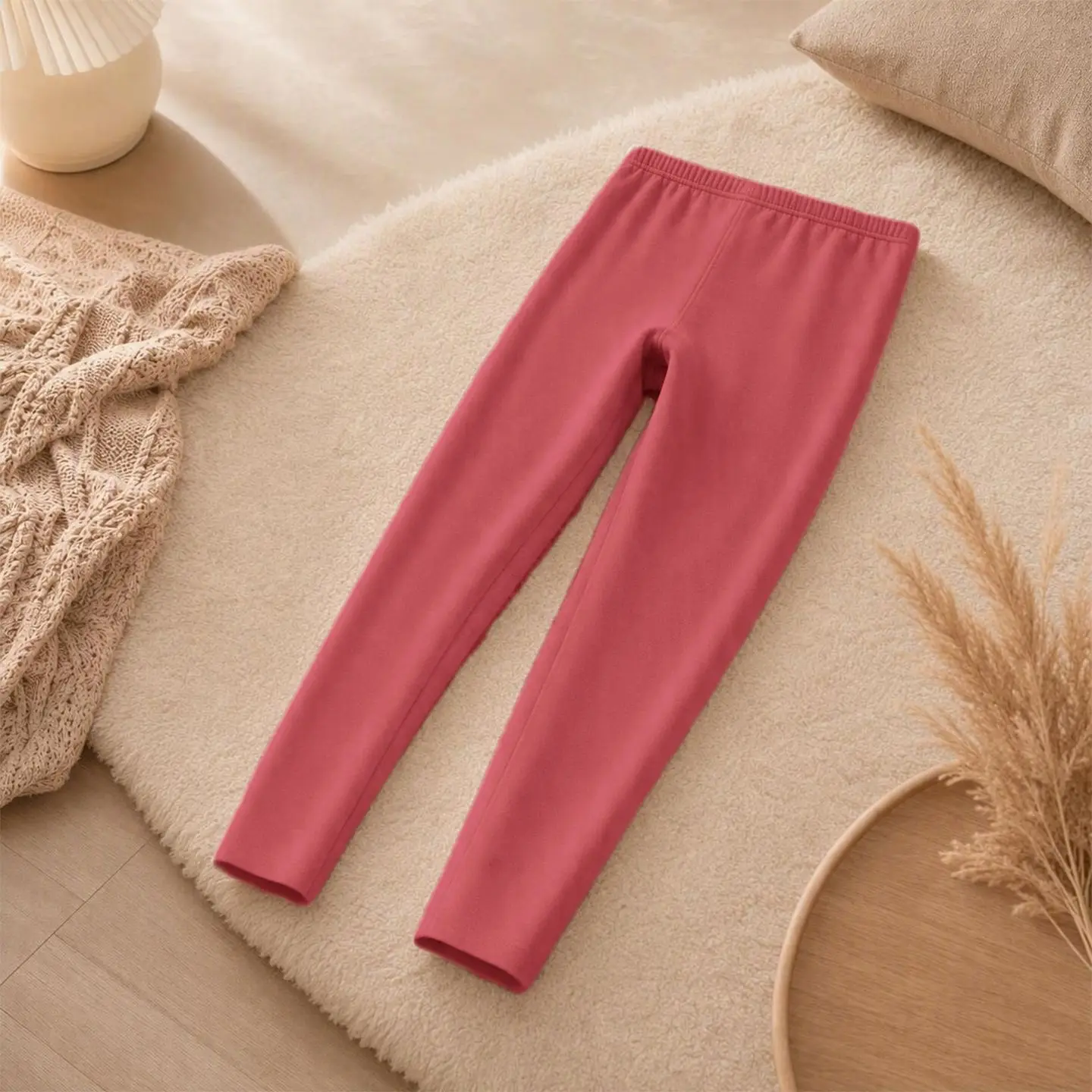 Thickened Fleece Lined High Waist Women's Leggings Autumn Winter New Style plus Size Brushed Seamless Ladies High Waist Under...