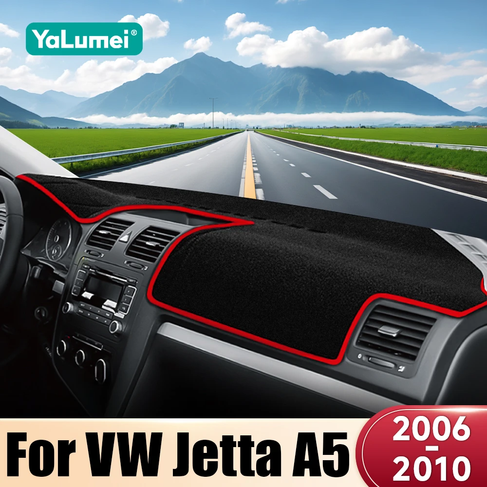 

For Volkswagen VW Jetta A5 MK5 2006 2007 2008 2009 2010 Car Dashboard Sun Shade Cover Instrument Desk Non-slip Mat Accessories
