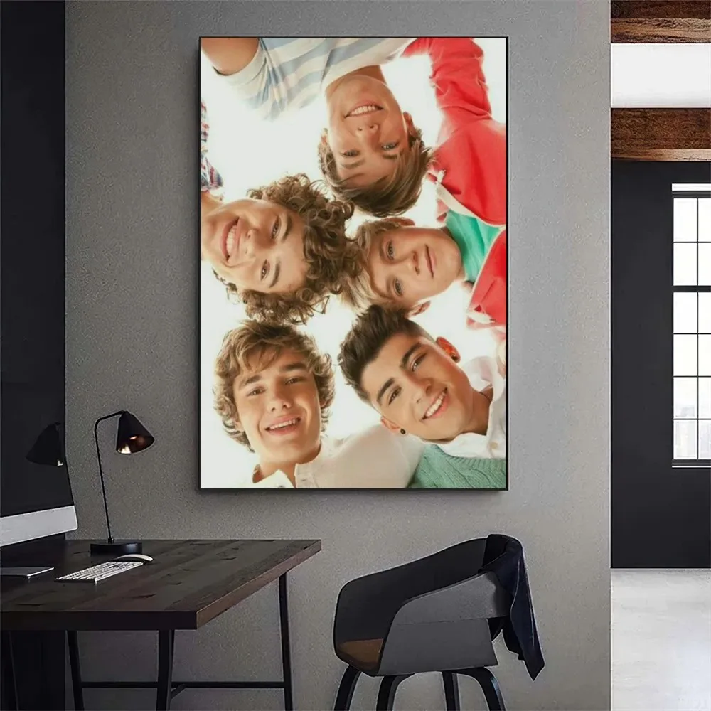 O-One-Band-D-Direction  Poster Gallery Prints Wall Decals Home Decor Decoration Self Adhesive Living Room Sticker