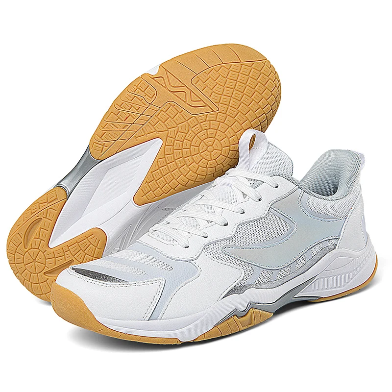 Женская теннисная спортивная обувь большого размера, легкие мужские профессиональные кроссовки для бадминтона, весенне-летние парные волейбольные туфли Женская теннисная спортивная обувь большого размера, легкие мужские профессиональные кроссовки для бадминтона, весенне-летние парные волейбольные туфли