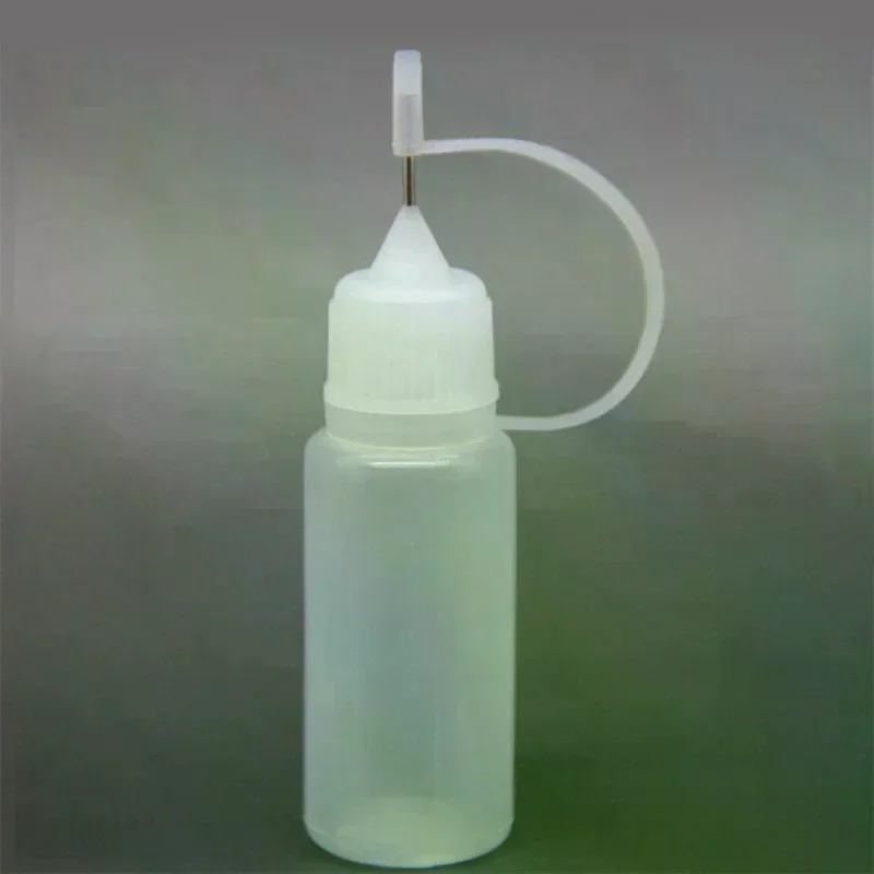 10ml Needle Tip Bottle Translucent Applicator Bottles Glue Bottles for Painting Pointed Mouth Oil Bottle Makeup Tools