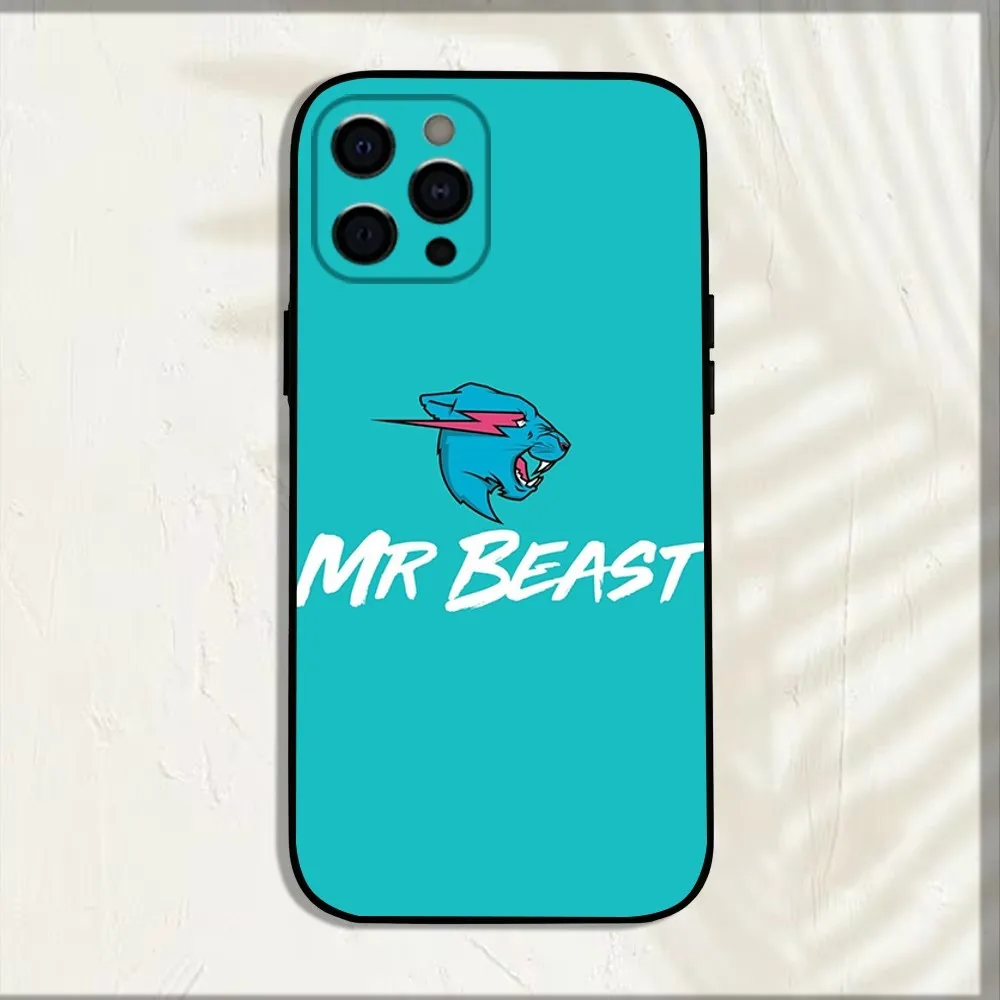 MR beast pictures Phone Case For iPhone 16,15,14,13,12,11,Pro,X,XS,Max,XR,Plus,Mini Soft Black Cover