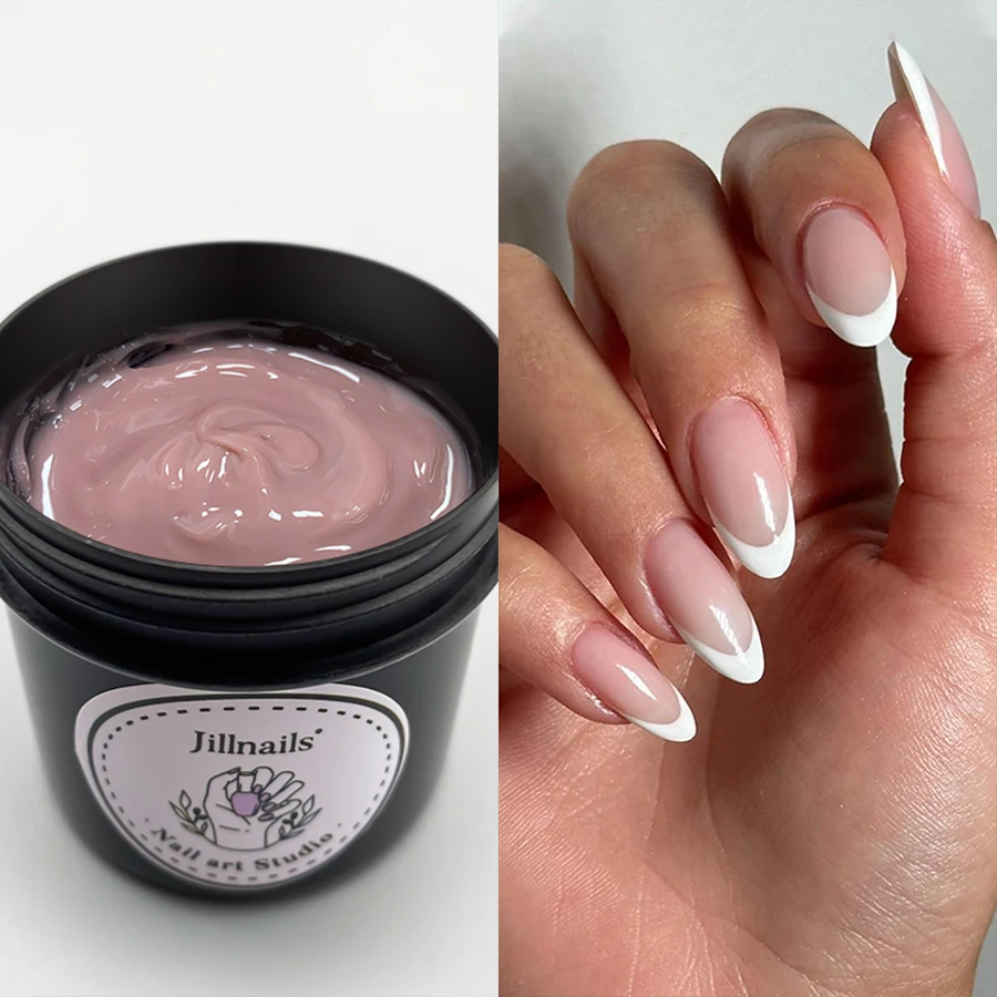 Jillnails 100g Natürliches Jelly Gel für Nagelverlängerung, Transparentes Nagel-Sculpting Gummi-Creme-Gel – Detail 10