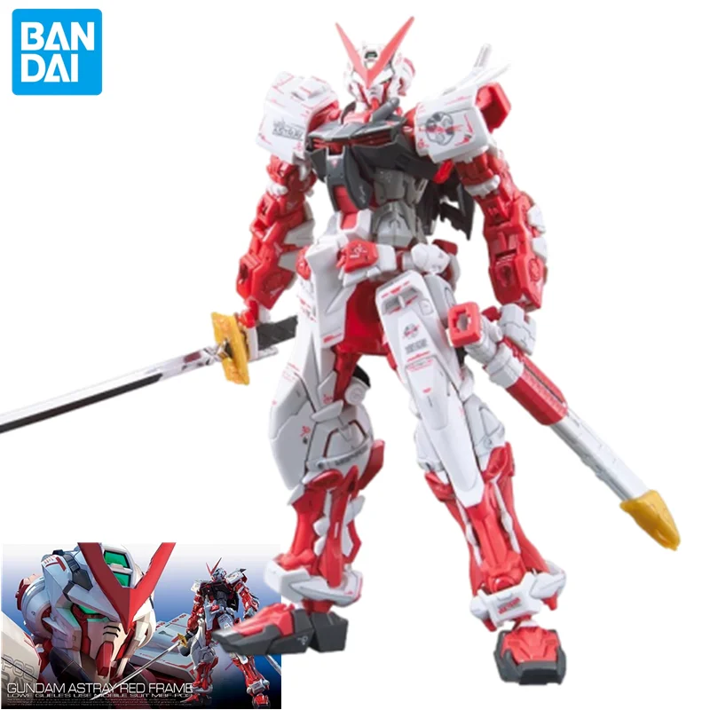 Bandai Red Heretic Gundam assembled model Japanese anime peripheral movable robot DIY  toy figure cool birthday gift