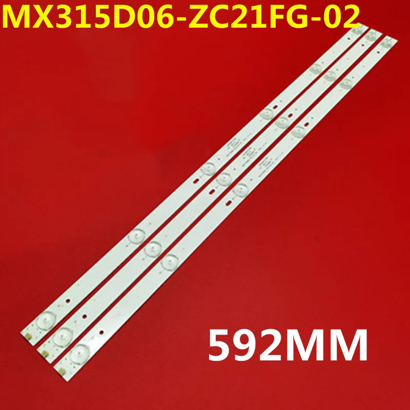 3PCS LED Backlight Strip For CF-32FA9 MX315D06-ZC21FG-02 MEQY315D06-ZF14F-02 E32F1900 LE32H LED32HS96 LED3210TVD LSC320AN02