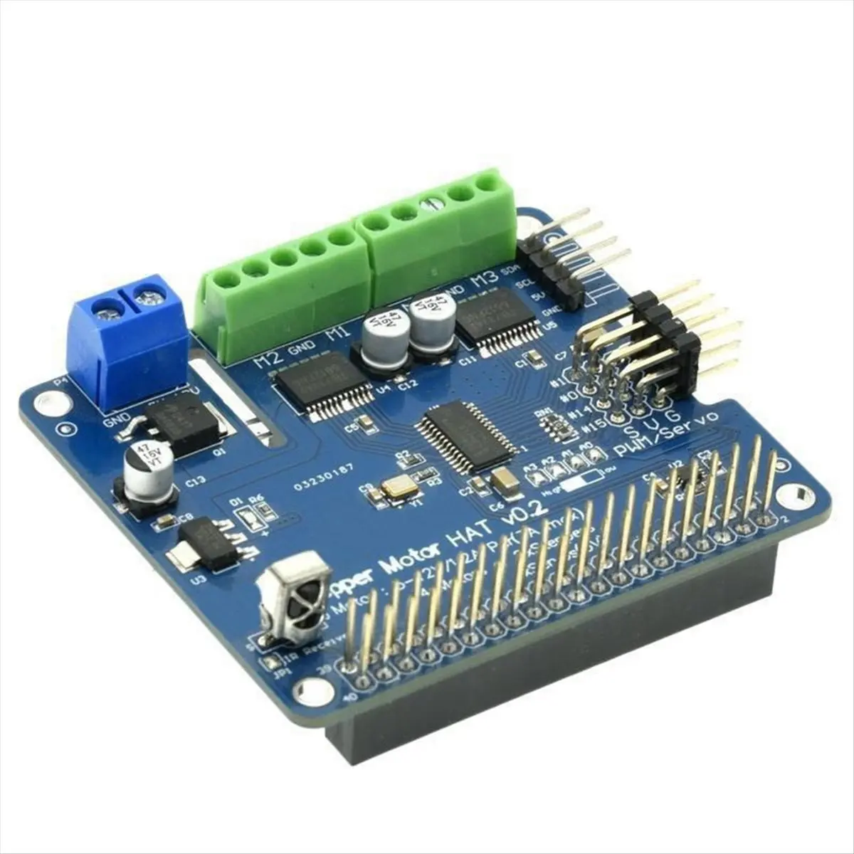 ~【A275Z】Stepper Motor HAT V0.2+Robot Expansion Board Stepper/Motor/Servo for 3B/3B+