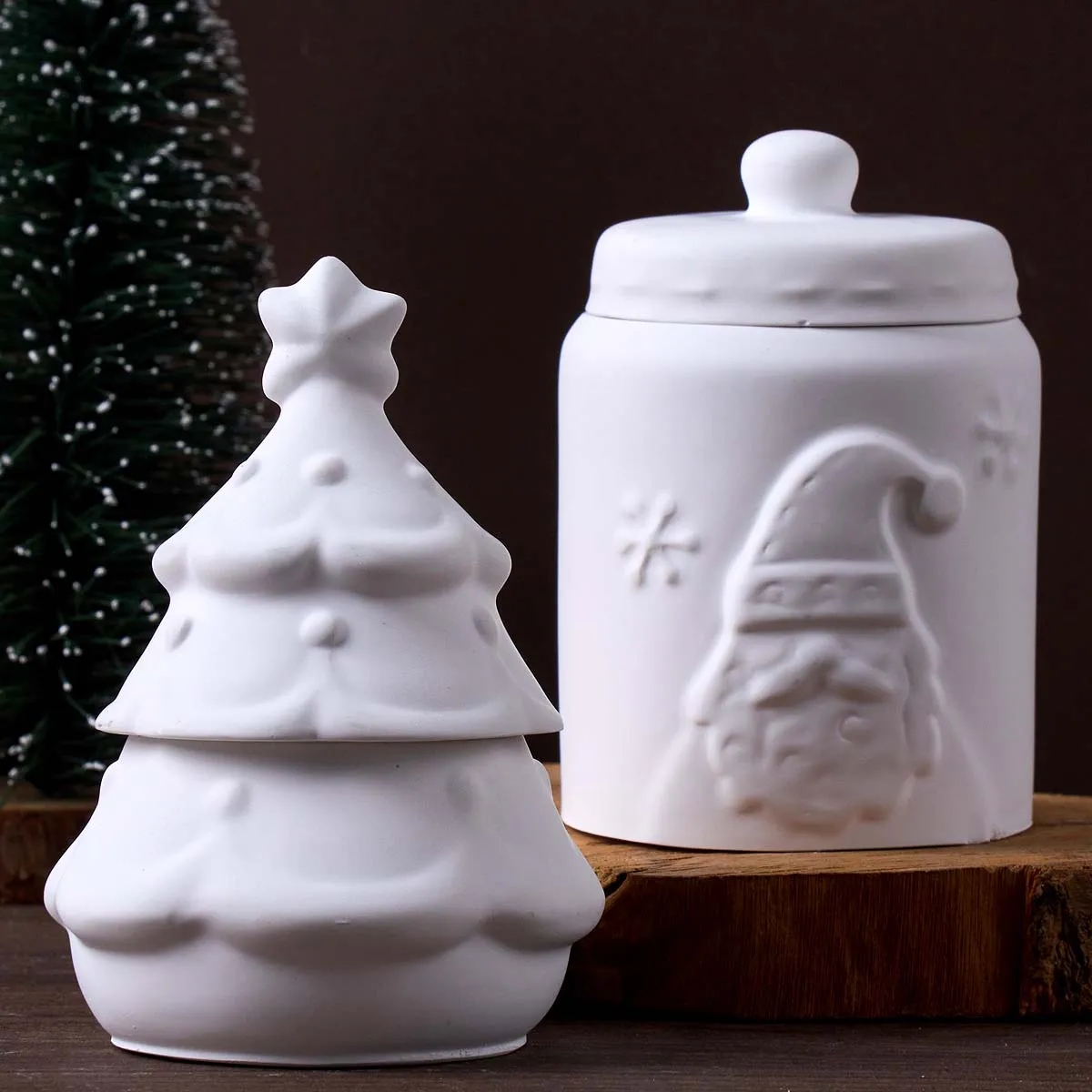 

Рождественская банка для свечей, силиконовая форма, сделай сам, Рождественская елка, Санта-Клаус, гипсовый орнамент, формы, коробка для хранения из смолы, поделки, изготовление дома, декабрь