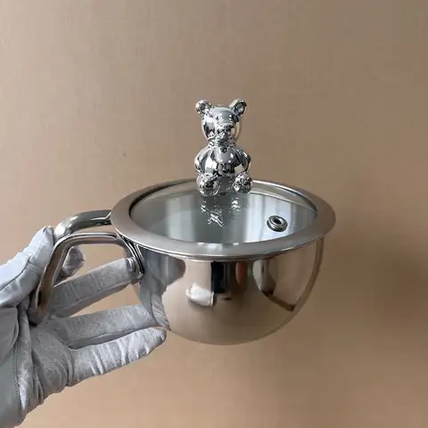 304 rostfritt stål bunke med våg och lock köksskål bakning salladsskål diskmaskinssäker 10 best sales skål i rostfritt stål med lock - №7