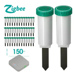 スマートZigbee-屋外用のwifi,土壌,湿度,温度センサー,防水,ワイヤレス,温室,屋内および屋外の植物のテスターと互換性があります