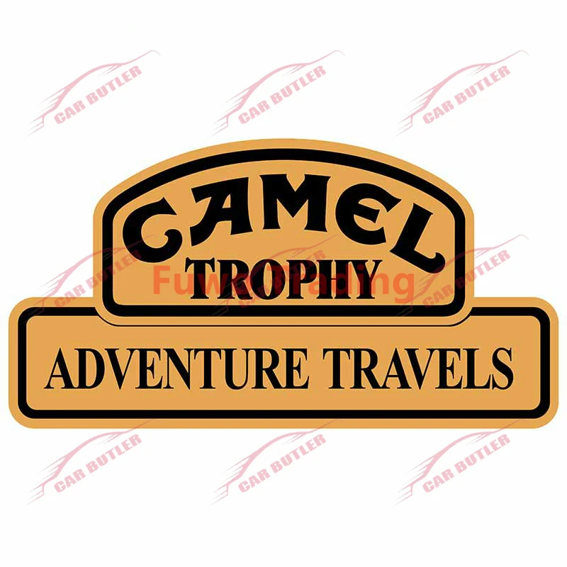 Funny Car Sticker Camel Trophy Decor Motorcycle Decals PVC Sunscreen Waterproof Waterproof Decal Creative Decorative Accessories