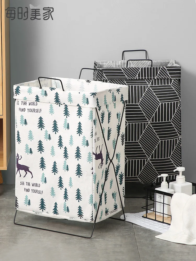 

Dirty Clothes Basket Folding Household Clothes Basket Dormitory Laundry Basket Sundries Toy Storage Bucket Storage Basket