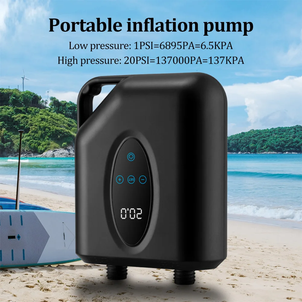 

Electric Inflator Pump Car Inflator Pump Outdoor Tent SUP Paddle Air Cushion Floating Platform