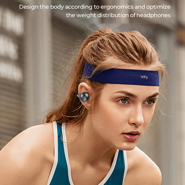 Clip on Earphones Bluetooth X58 Bone Conduction Open Ear Earbuds Sports Wireless Headphones with Mic Touch Control Waterproof AliExpress 44