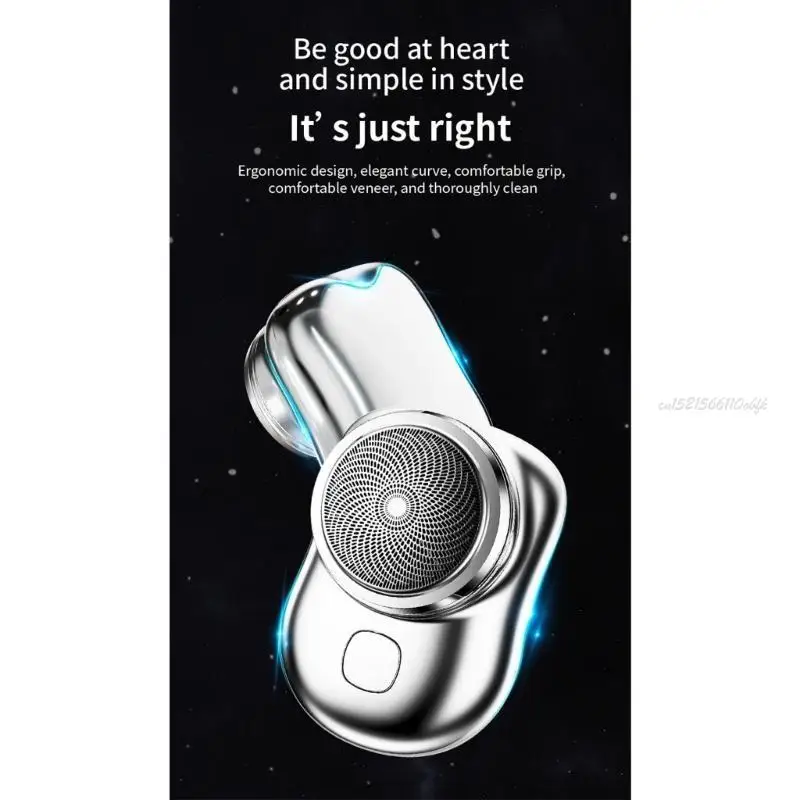 남성용 27RB 미니 전기 면도기 면도기 휴대용 수염 트리머 여행 면도기