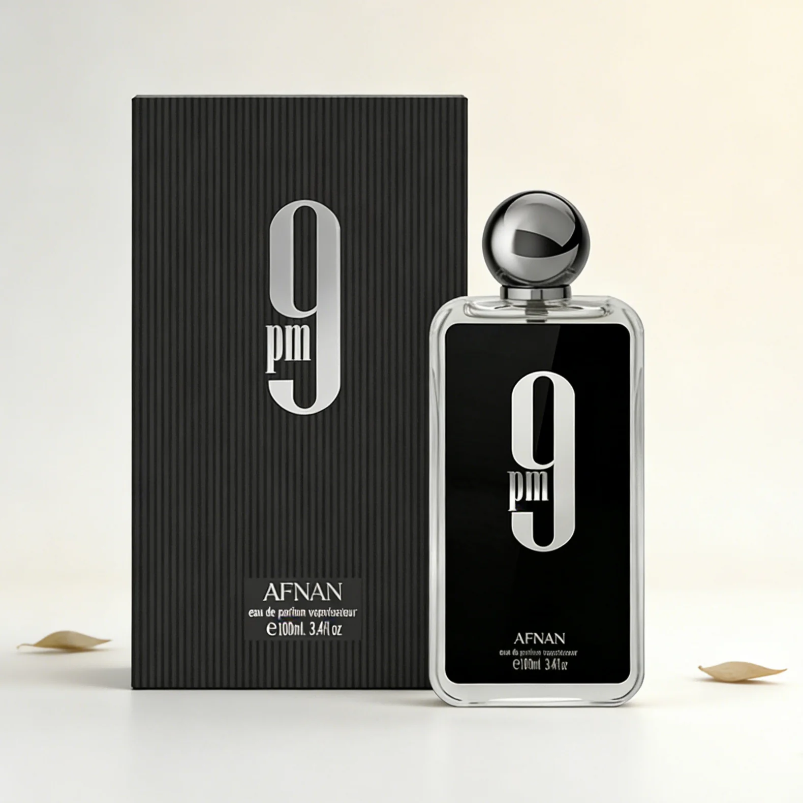 

Afnan 9pm Men's Eau De Parfum 3.4oz, Rich Woody & Spicy Scent, Long-Lasting Masculine Fragrance