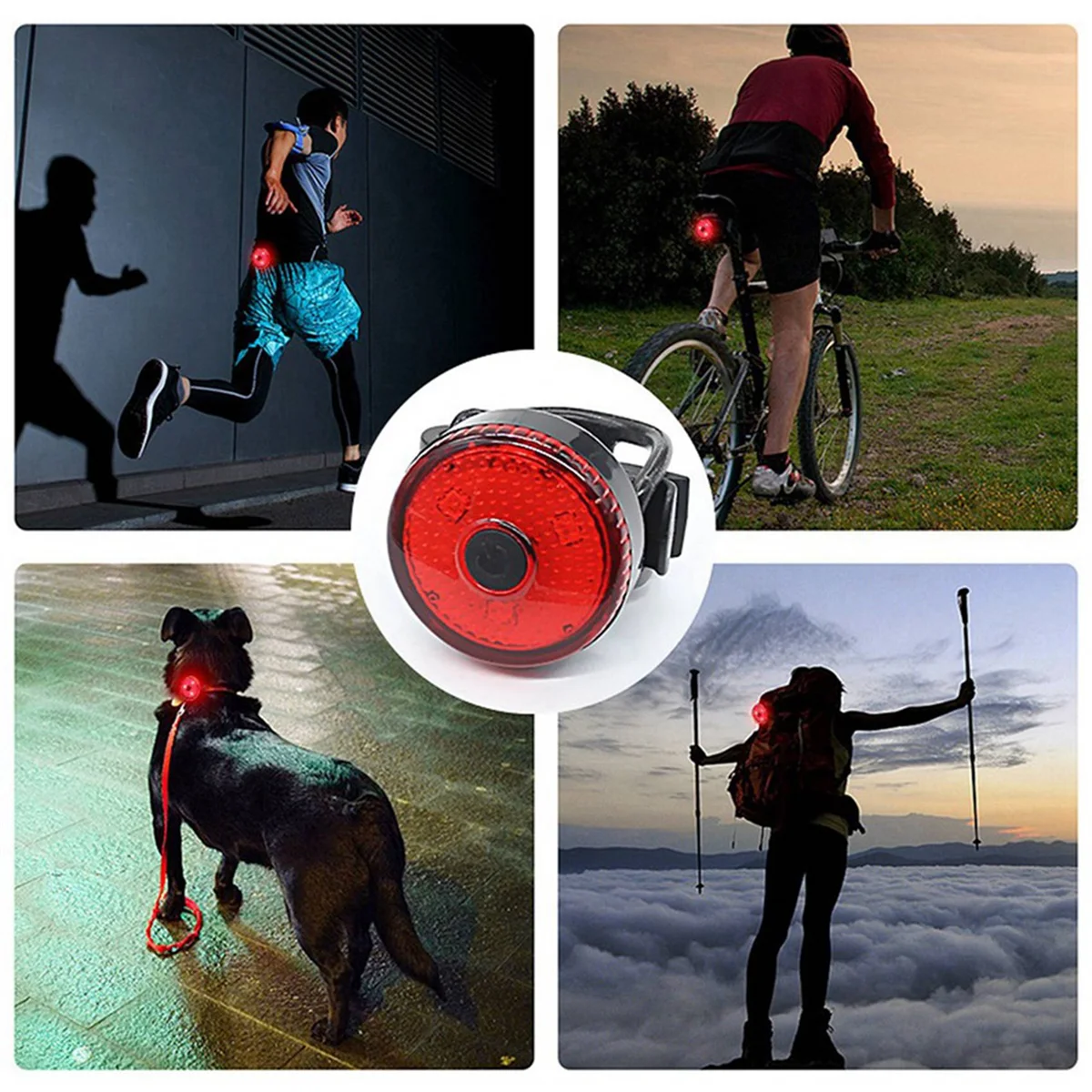 Bicycle Taillights Intelligent Sensor Brake Lights USB Charge Bike Light Cycling Lamp Bicycle Lighting LED Front Light C