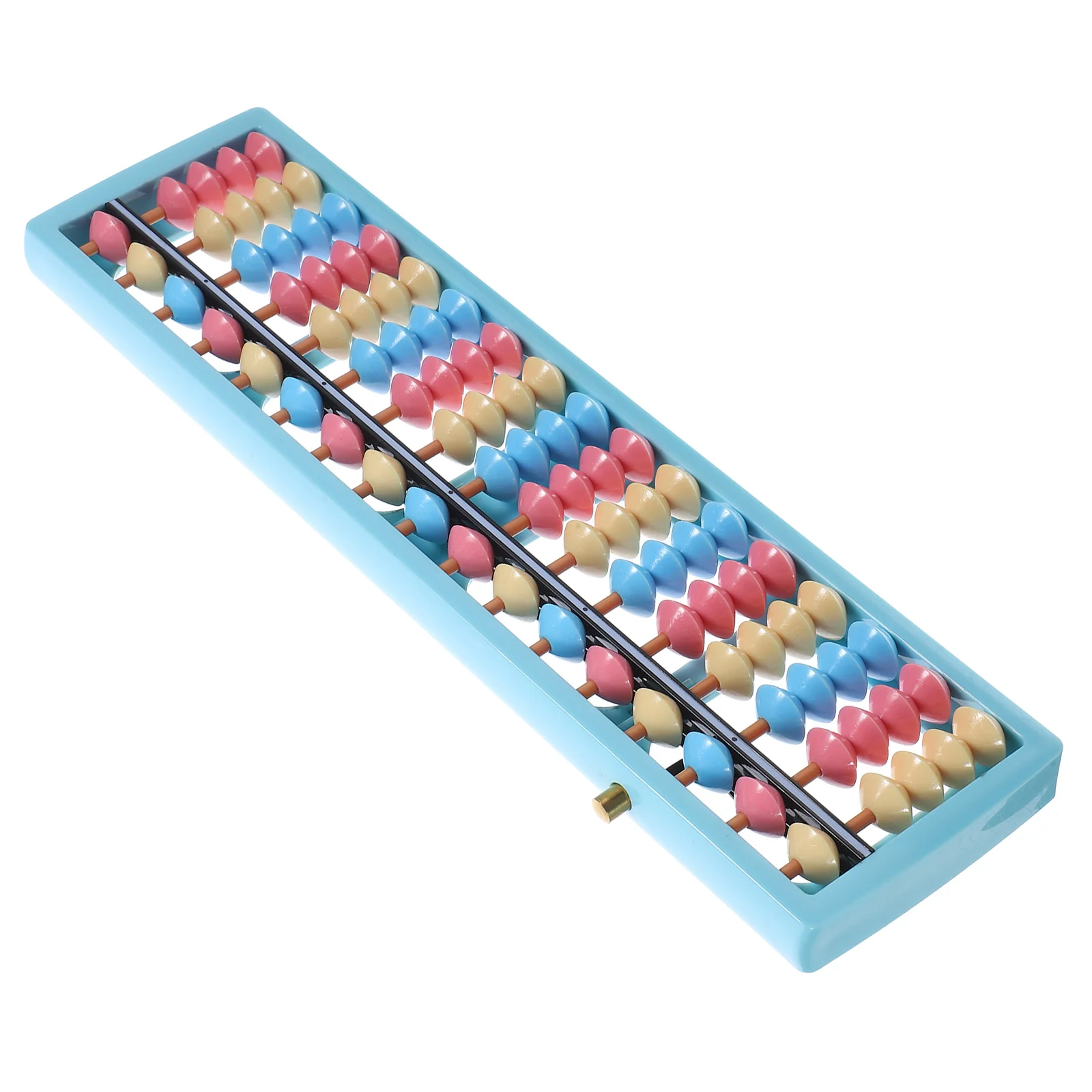 Abacus 17- Rod for Math Chinese Educational Toy Major Kids Sky-blue Plastic Bead Counter Student