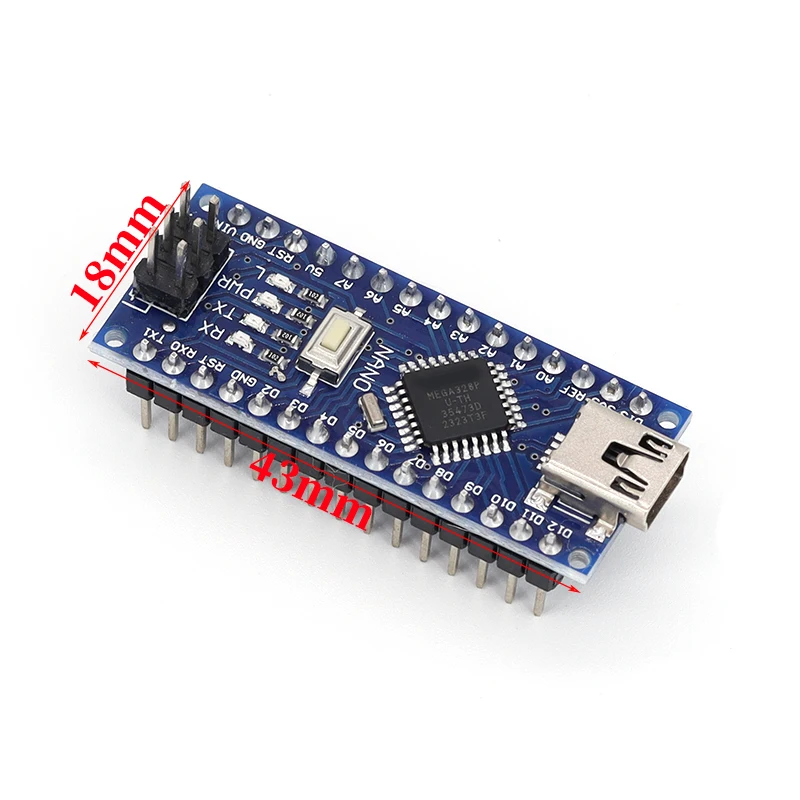 high quality Nano 3.0 controller nano CH340 USB driver ATMEGA328 ATMEGA328PU nano Mini USB With the bootloader