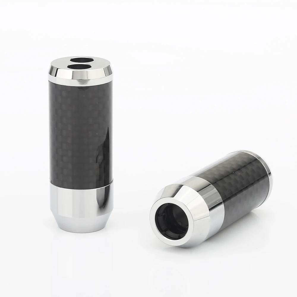 4pcs cavo per altoparlanti in fibra di carbonio cavo Audio cavo per pantaloni avvio Y splitter 1 a 2 cavo per altoparlanti avvio da 11MM a 7MM