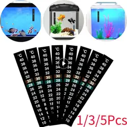 Aquarium Thermometer Dual Scale Fish Tank Liquid Fahrenheit Sticker Digital Aquarium Aquarium Thermometer Stick Control Products