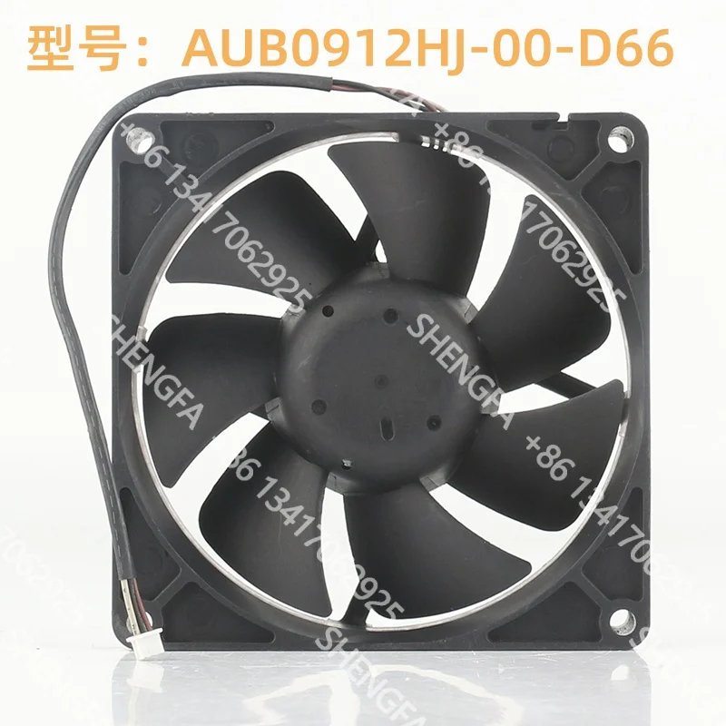 New Delta DC12V 0.50A 9025 90X90X25MM 9CM PWM temperature control inverter Projector three-wire AUB0912HJ-00 cooling fan