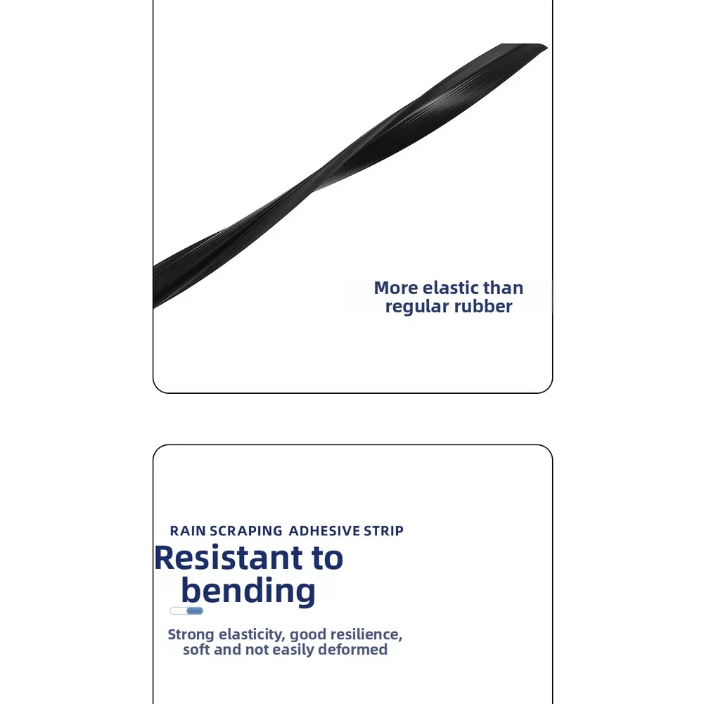2 قطعة نافذة السيارة ممسحة شفرة مرنة قابل للتعديل المطر مكشطة للجانب لنافذة ممسحة شفرة غسل وصيانة #2