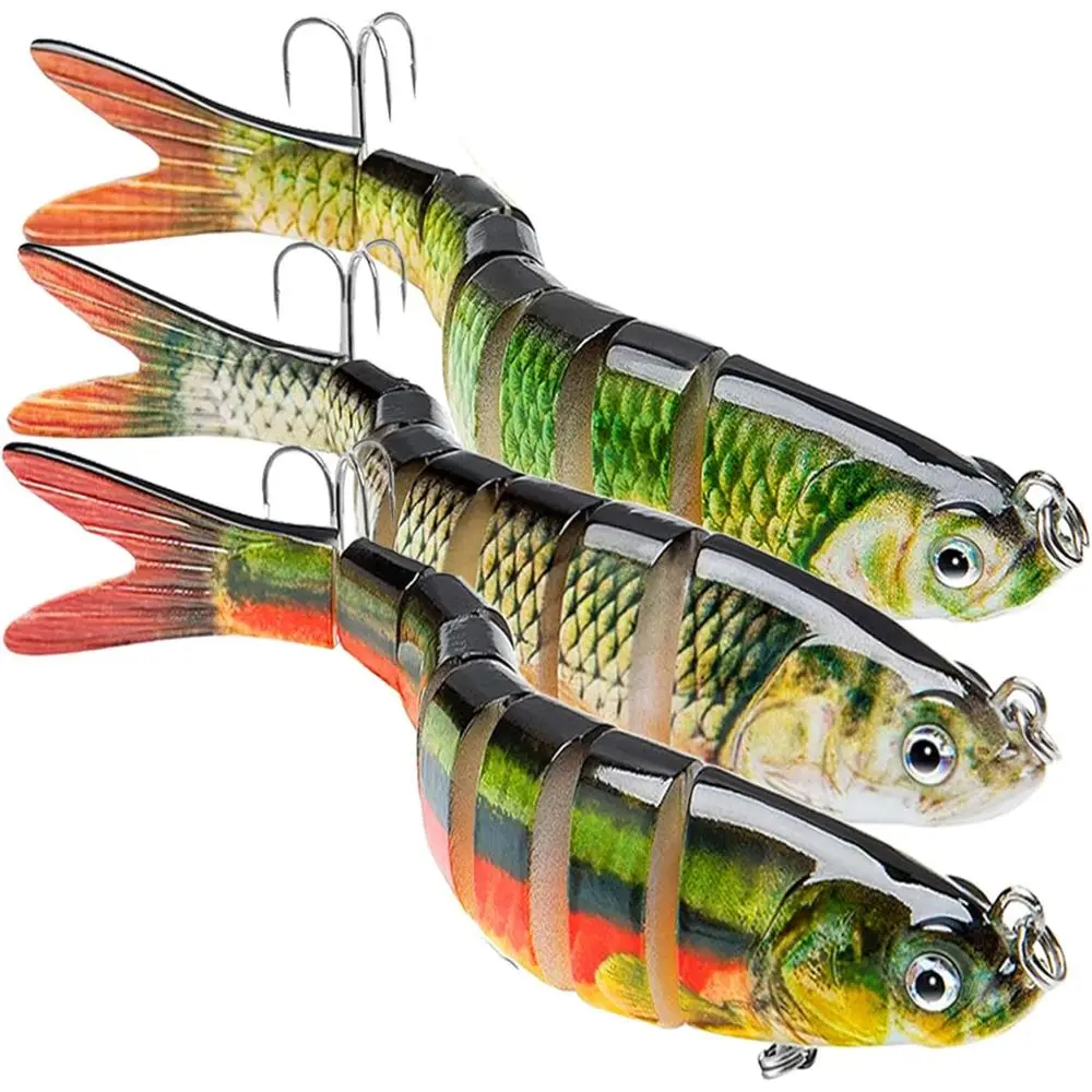 

Универсальные шарнирные приманки для плавания для окуня, форели, краппи и щуки — подарки для пресноводной и морской рыбалки