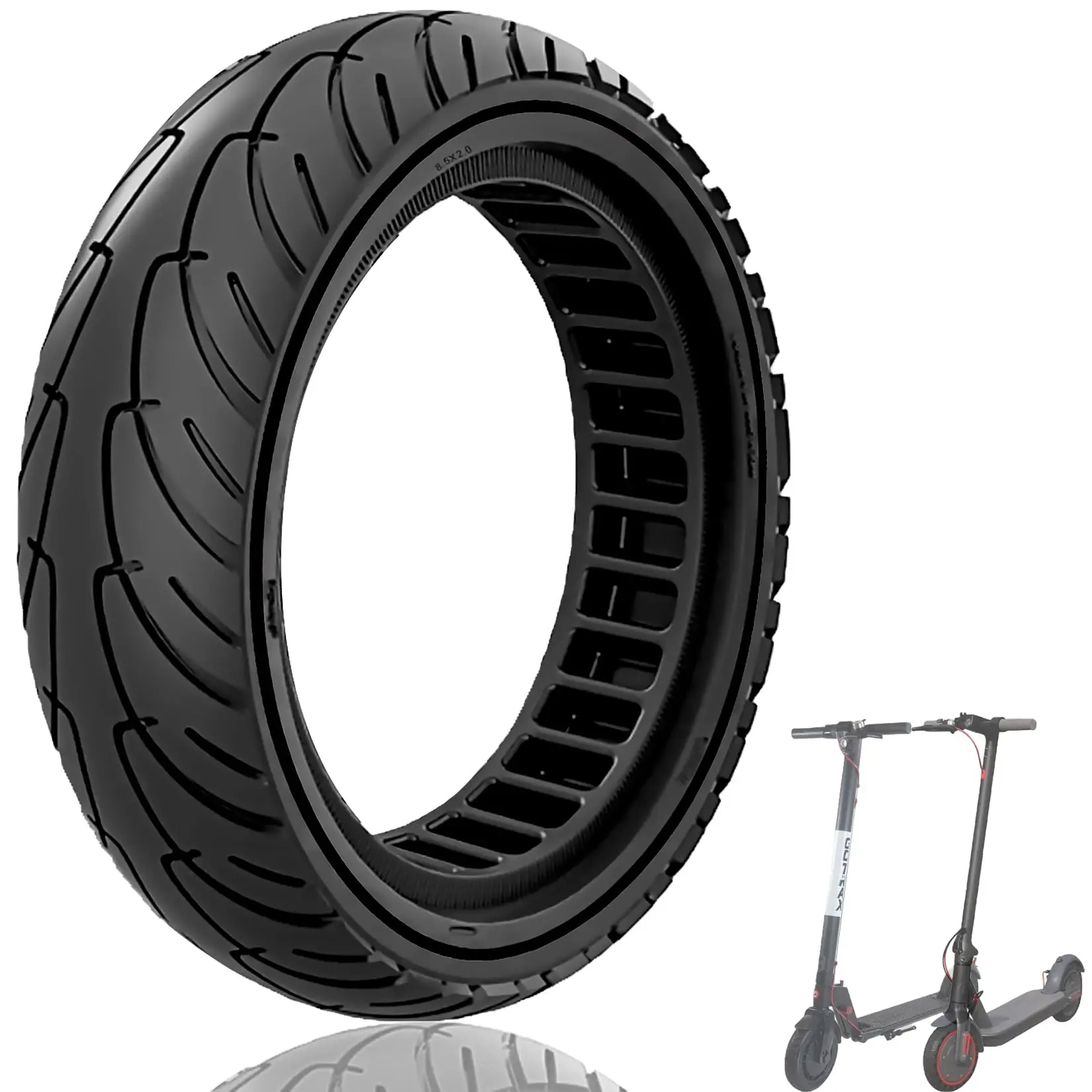 

1pcs 8.5x2.0 Scooter Tire, Fits 50/75-6.1 8 1/2x2 Original Tire, For Xiaomi m365/pro Aovopro ES80 Gotrax GXL V2 Electric Scooter
