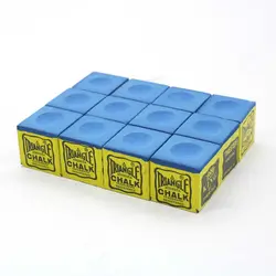 Professional Billiard Chalks Oily a Box of 12pc Billiard Chalk Pool Cue Stick Blue Chalks Billiard Accessories Billard Chalks