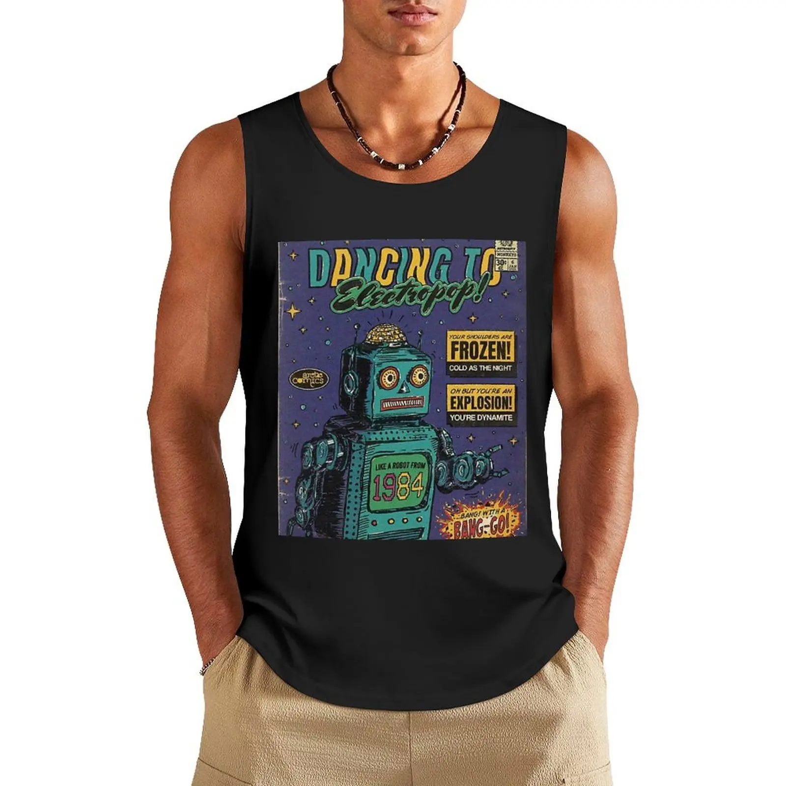 

Monkeys Animal Tank Top mens gym clothes Gym T-shirts for men basketball clothing
