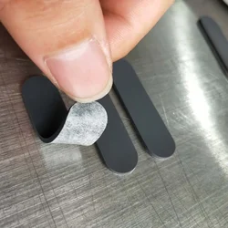 10Pc Self Adhesive Silicone Rubber Oval Mat Cabinet Equipment Anti-slip Feet Pad Floor Protectors Width 13mm Thickness 3mm
