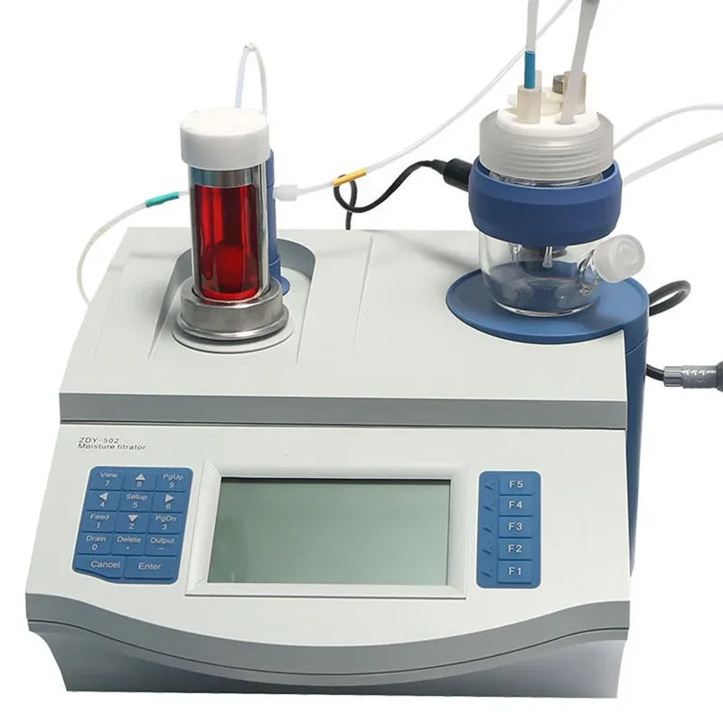 Hot Sales Cheap Cost Suitable For Measuring The Moisture Content Of Liquid Volumetric Karl Fischer Titrator PLS-ZDY-504