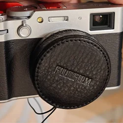 Handmade Genuine leather Lens Cap Camera Lens Cover for Fujifilm X100VI X100V