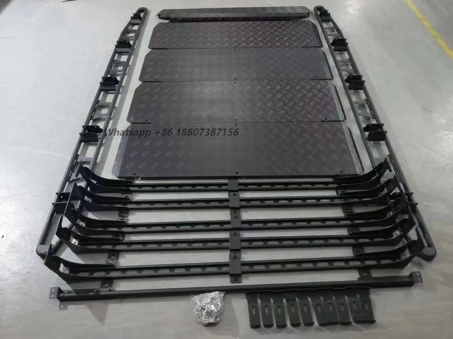 

Luggage Rack With Ladder Universal Roof Frame Cargo Carrier Roof Rack for Benz G-Class W463 G63 G550 G500 G350 2000-2018